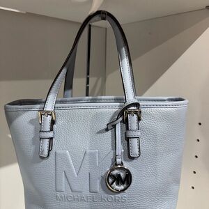 Michael Kors Soft Gray Tote Bag